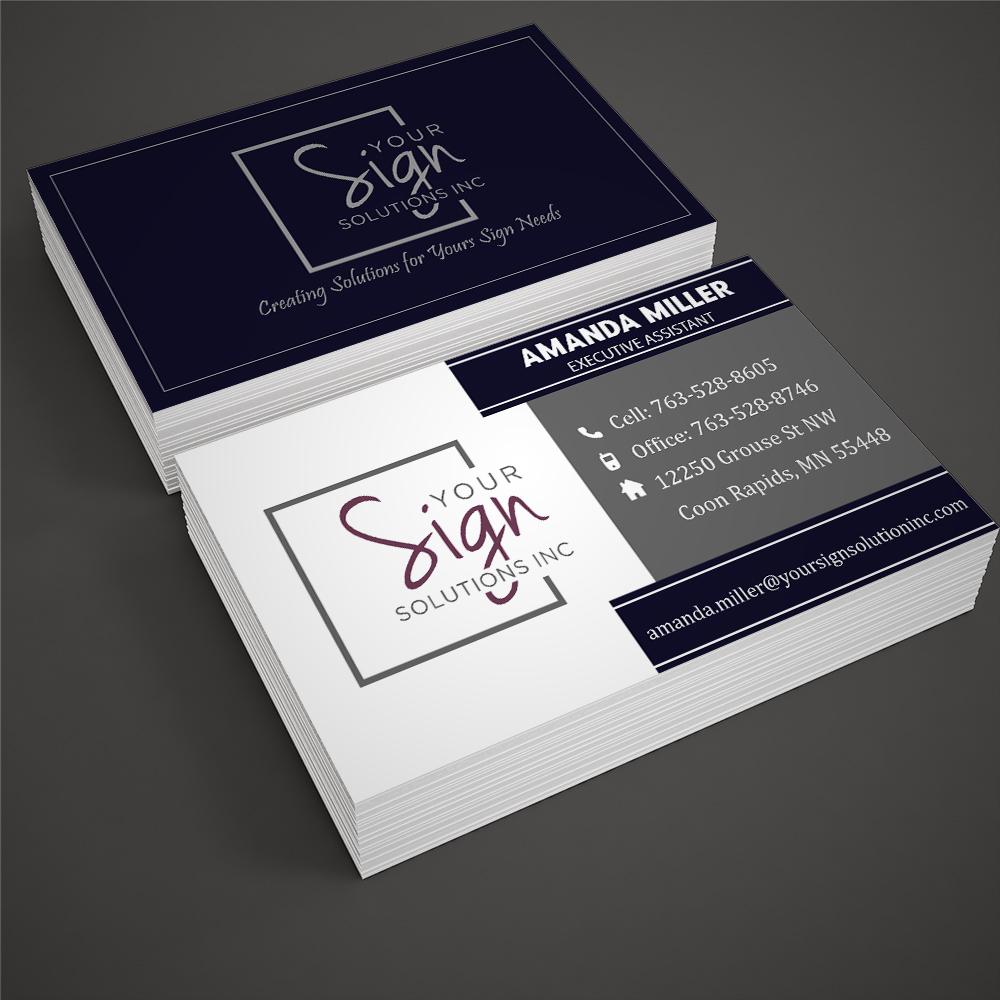 Your Sign Solutions Inc logo design by Sofia Shakir