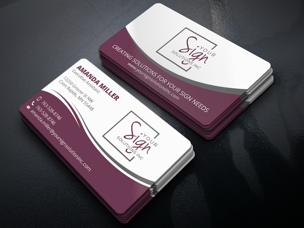 Your Sign Solutions Inc logo design by Gelotine