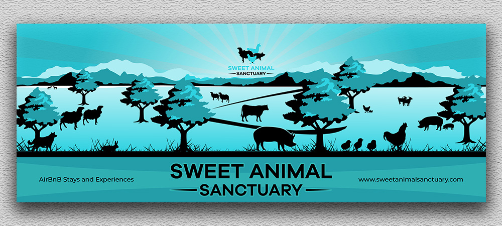 Sweet Animal Sanctuary (SAS) logo design by Gelotine