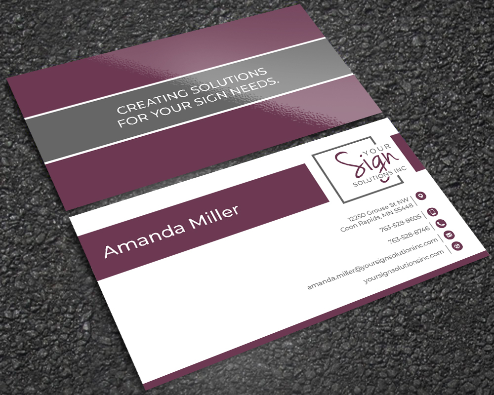 Your Sign Solutions Inc logo design by mattlyn