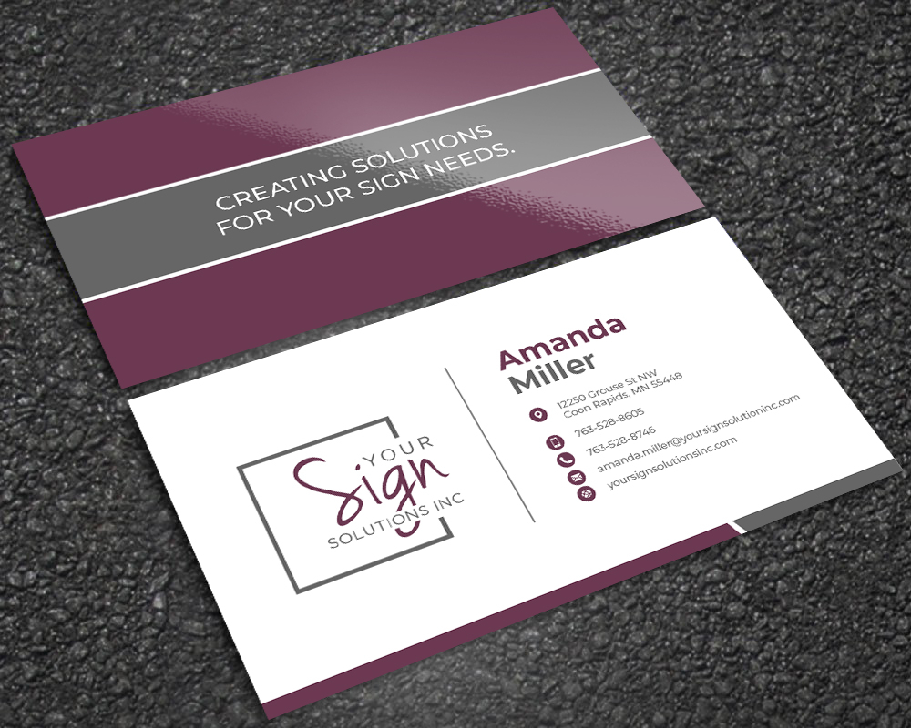 Your Sign Solutions Inc logo design by mattlyn