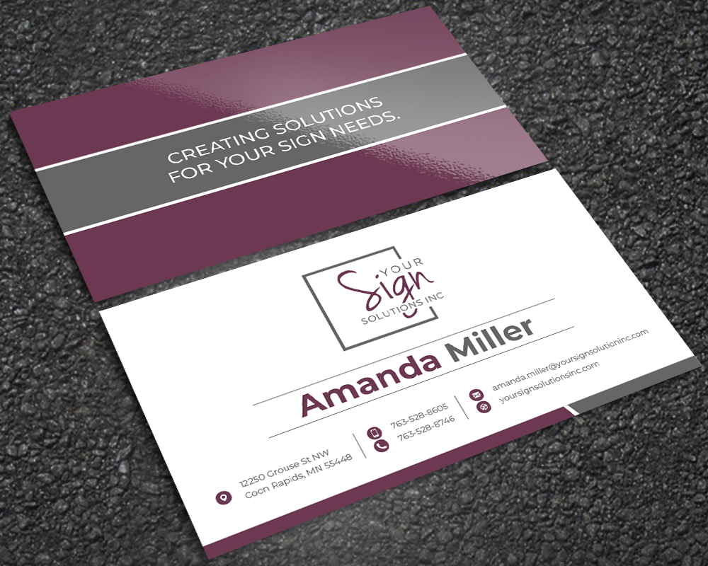 Your Sign Solutions Inc logo design by mattlyn