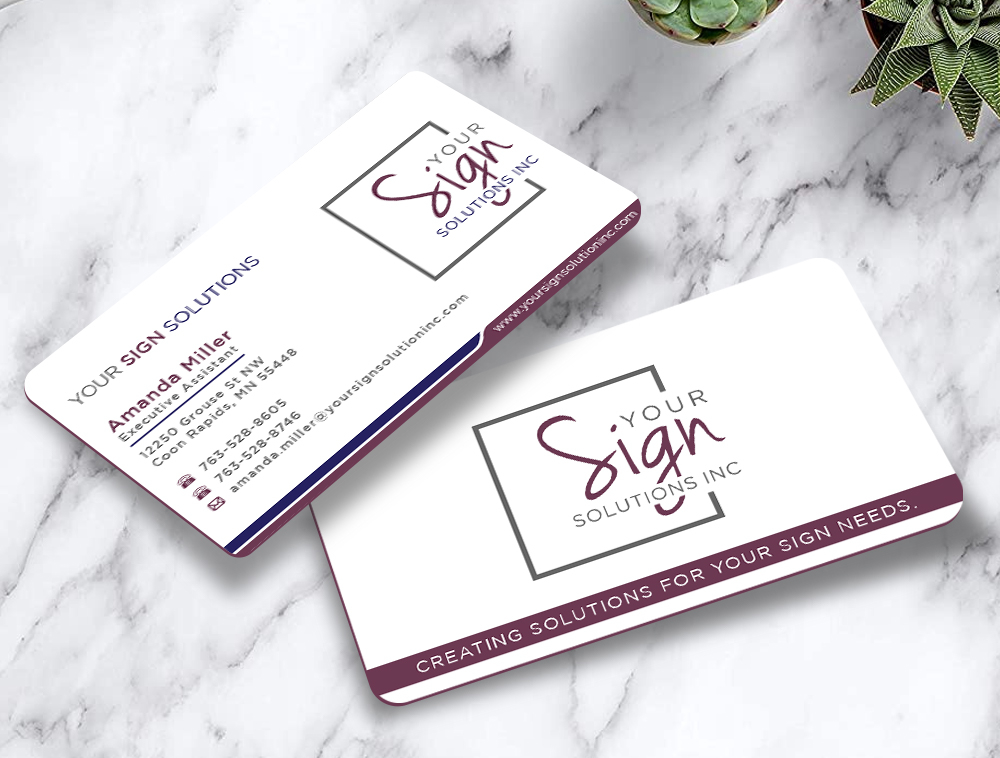 Your Sign Solutions Inc logo design by Niqnish