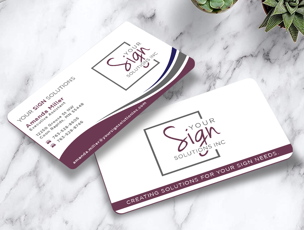 Your Sign Solutions Inc logo design by Niqnish