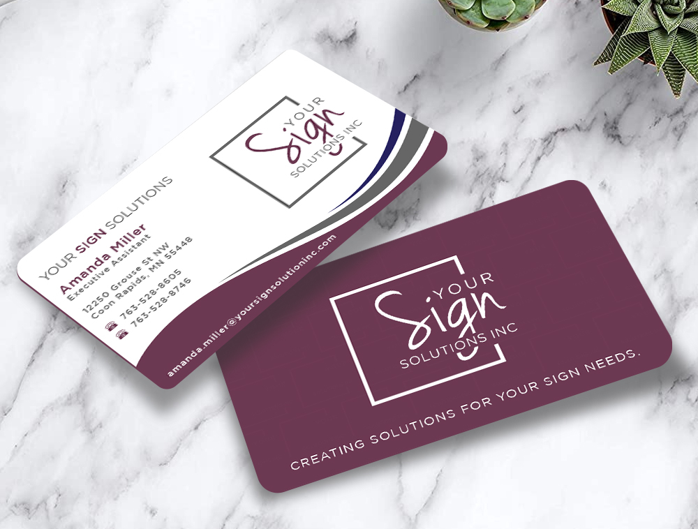 Your Sign Solutions Inc logo design by Niqnish