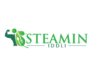 Steamin  Iddli logo design by AamirKhan