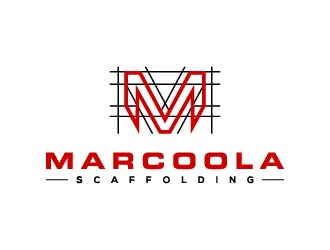 Marcoola Scaffolding  logo design by maserik