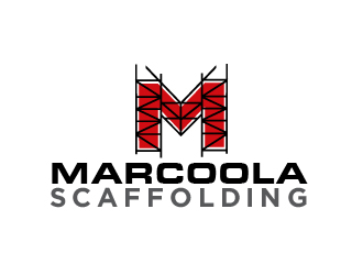 Marcoola Scaffolding  logo design by Farencia
