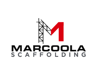 Marcoola Scaffolding  logo design by Farencia