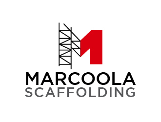 Marcoola Scaffolding  logo design by Farencia