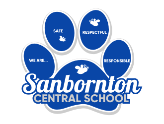 Sanbornton Central School logo design by coco