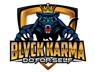 BLVCK KARMA  (Black karma)  logo design by AamirKhan