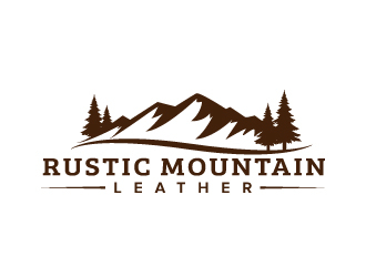 Rustic Mountain Leather logo design by jaize