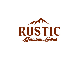 Rustic Mountain Leather logo design by MUSANG