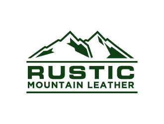 Rustic Mountain Leather logo design by gateout
