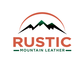 Rustic Mountain Leather logo design by Sandip
