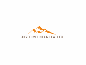 Rustic Mountain Leather logo design by afra_art