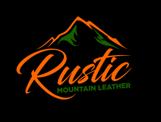 Rustic Mountain Leather logo design by kopipanas