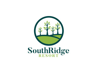 SouthRidge Resort logo design by daanDesign