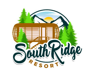 SouthRidge Resort logo design by Suvendu