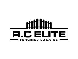 R.C ELITE FENCING AND GATES logo design by done