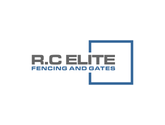 R.C ELITE FENCING AND GATES logo design by semar