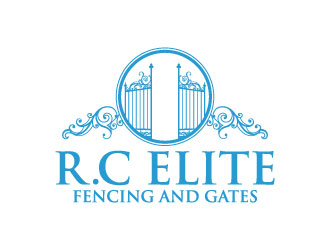 R.C ELITE FENCING AND GATES logo design by daywalker