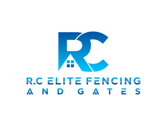 R.C ELITE FENCING AND GATES logo design by tukang ngopi