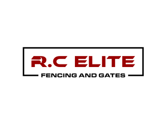 R.C ELITE FENCING AND GATES logo design by asyqh