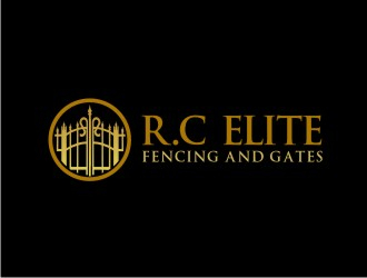 R.C ELITE FENCING AND GATES logo design by maspion