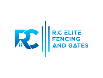 R.C ELITE FENCING AND GATES logo design by tukang ngopi