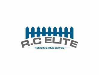 R.C ELITE FENCING AND GATES logo design by afra_art