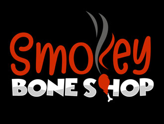 Smokey Bone Shop logo design by DreamLogoDesign