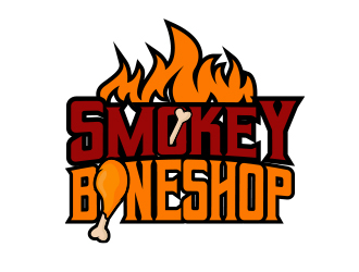 Smokey Bone Shop logo design by MarkindDesign