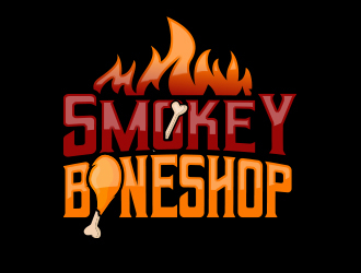 Smokey Bone Shop logo design by MarkindDesign