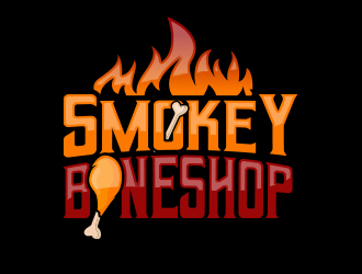 Smokey Bone Shop logo design by MarkindDesign