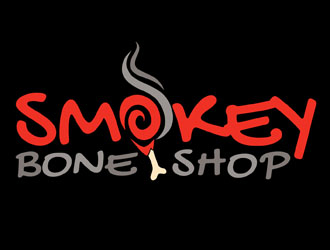 Smokey Bone Shop logo design by DreamLogoDesign