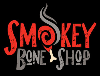 Smokey Bone Shop logo design by DreamLogoDesign