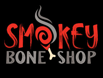 Smokey Bone Shop logo design by DreamLogoDesign