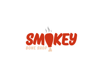 Smokey Bone Shop logo design by daanDesign