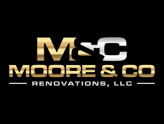 Moore & Co Renovations, LLC logo design by p0peye