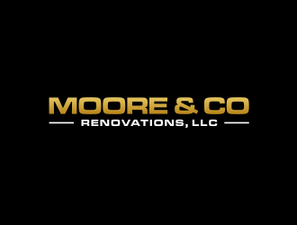 Moore & Co Renovations, LLC logo design by GassPoll