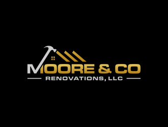 Moore & Co Renovations, LLC logo design by GassPoll