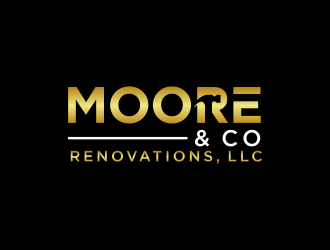 Moore & Co Renovations, LLC logo design by GassPoll