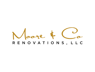 Moore & Co Renovations, LLC logo design by GassPoll