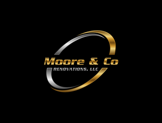 Moore & Co Renovations, LLC logo design by alby