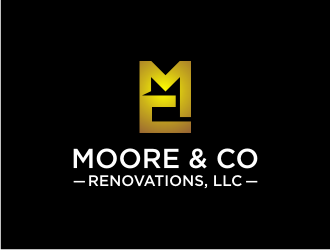Moore & Co Renovations, LLC logo design by Garmos