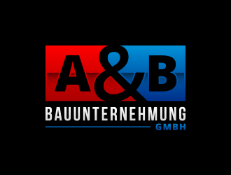 A&B Bauunternehmung GmbH logo design by lexipej