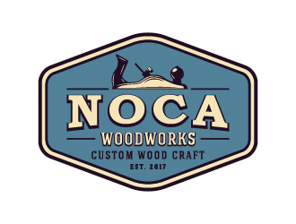 NOCA Woodworks logo design by cybil