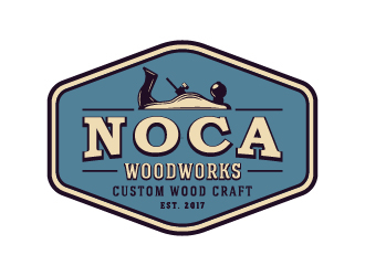 NOCA Woodworks logo design by cybil